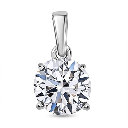 LUXURIANT 1.5 Ct. Lab Grown Diamond Solitaire Pendant in 950 Platinum