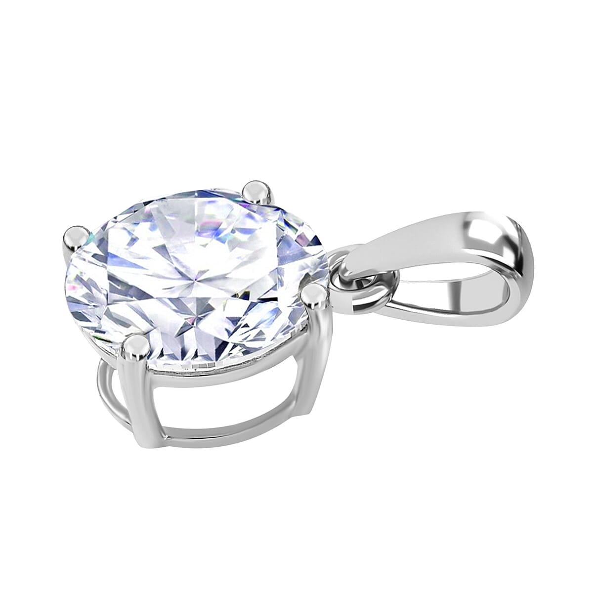 Luxuriant - 950 Platinum SGL Certified Lab Grown Diamond (VS-E-F) Solitaire Pendant 2.03 Ct.