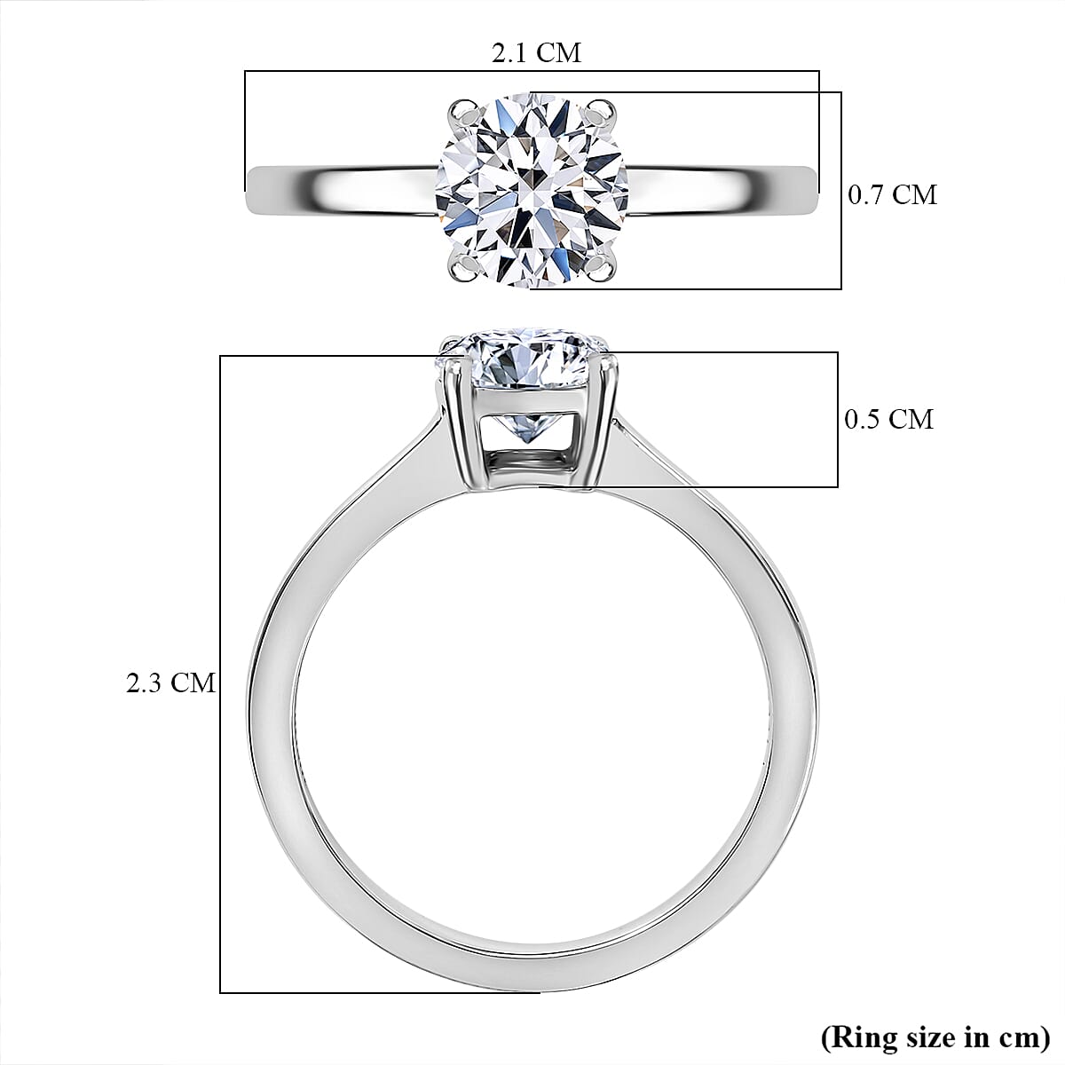 Luxuriant Diamond 950 Platinum SGL Certified Lab Grown Diamond (VS-E-F) Solitaire Ring 1.02 Ct, Platinum Wt. 3.69 Gms. Luxuriant Diamond 950 Platinum SGL Certified Lab Grown Diamond (VS-E-F) Solitaire Ring 1.02 Ct, Platinum Wt. 3.69 Gms.