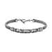 Sterling Silver Bracelet (Size - 7.5) with T - Bar Clasp, Silver Wt. 15.50 Gms.