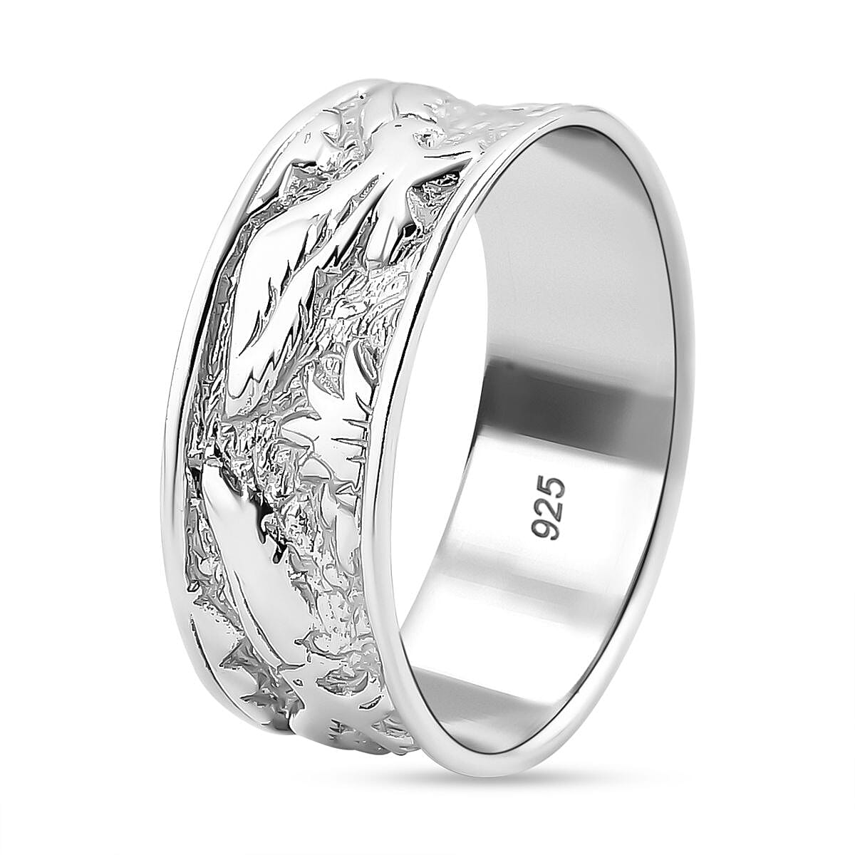 Band Ring in Sterling Silver