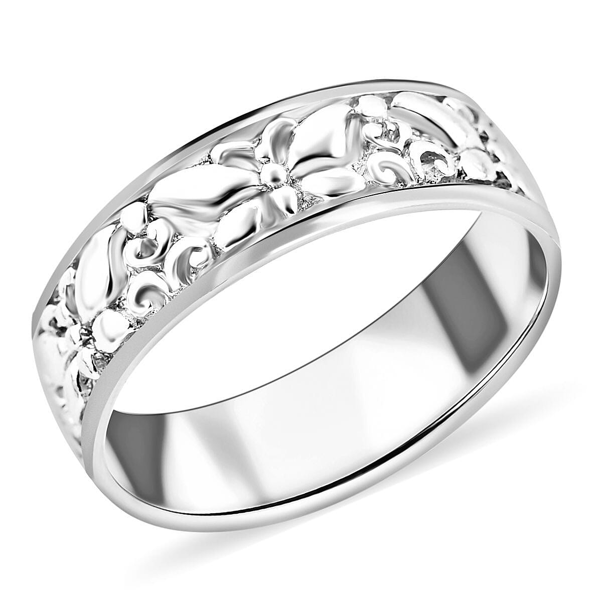 Band Ring in Sterling Silver