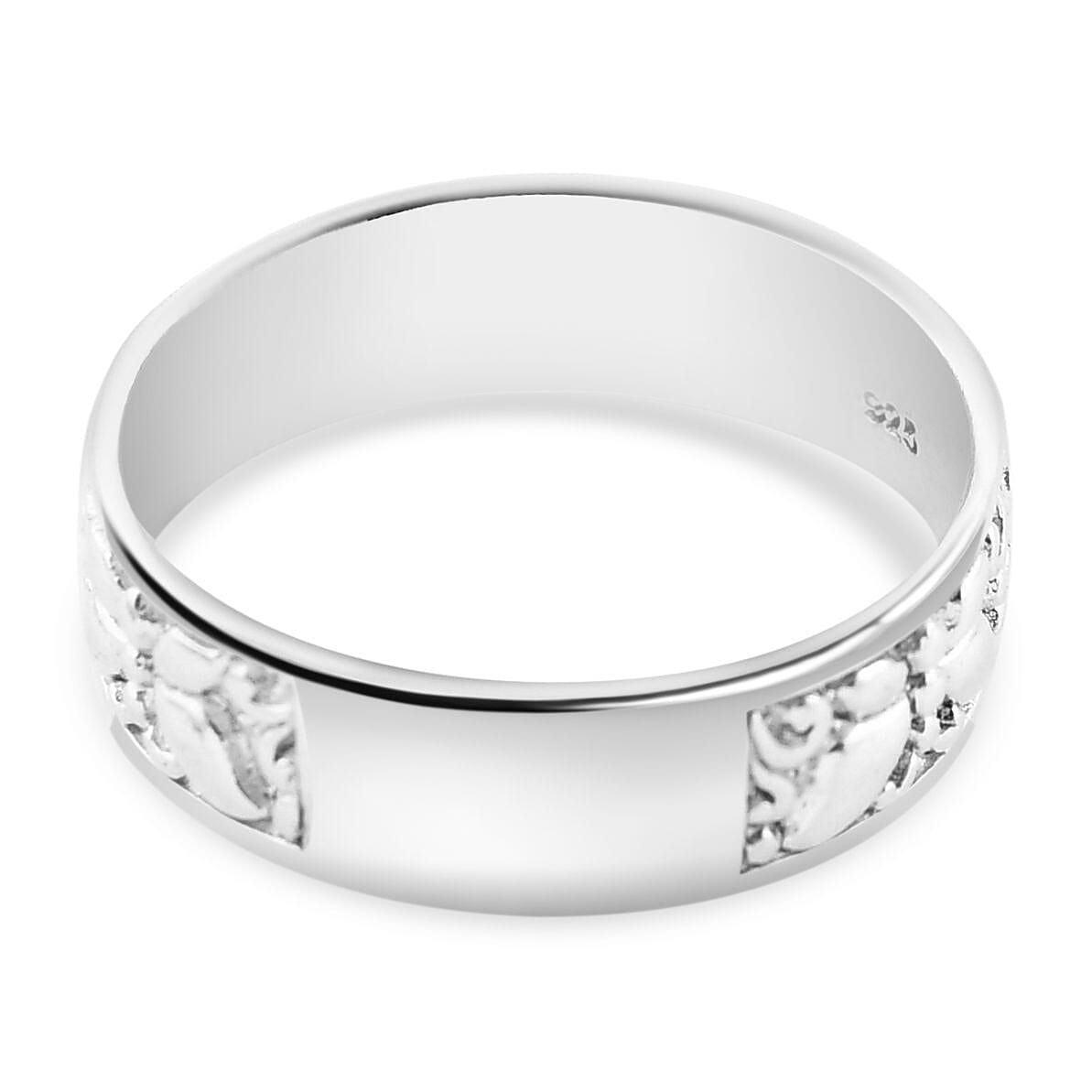 Band Ring in Sterling Silver