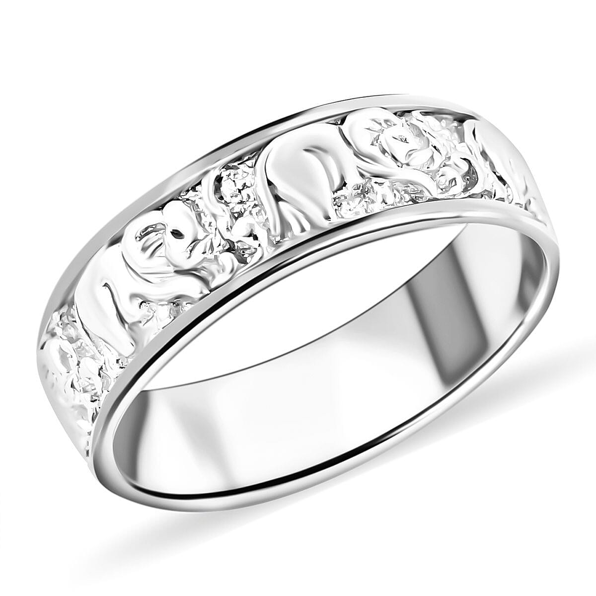 Band Ring in Sterling Silver