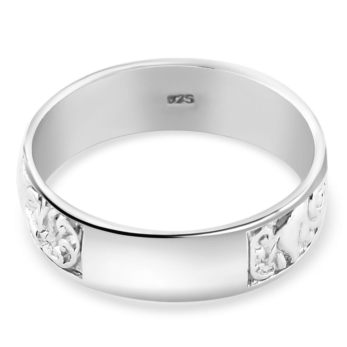 Band Ring in Sterling Silver