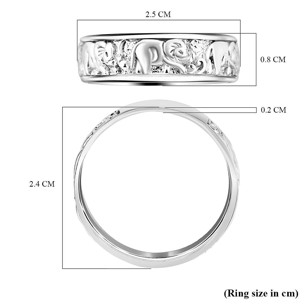 Band Ring in Sterling Silver