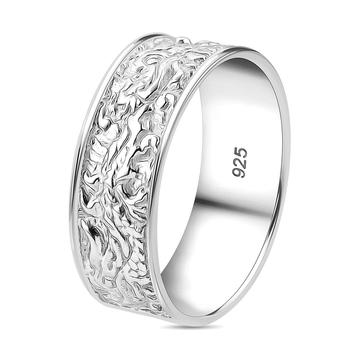 Band Ring in Sterling Silver