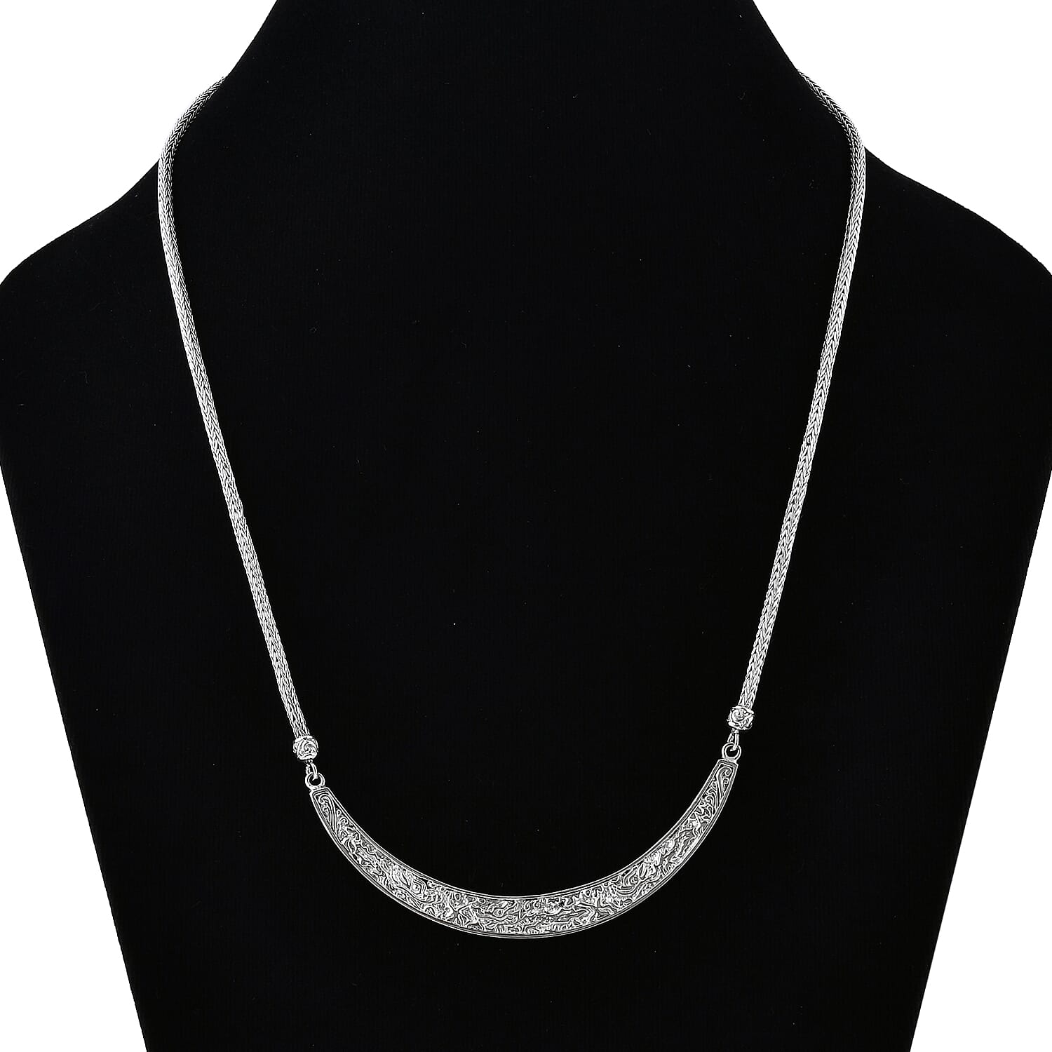 Sterling Silver Necklace (Size - 20) with T - Bar Clasp, Silver Wt. 26.53 Gms.
