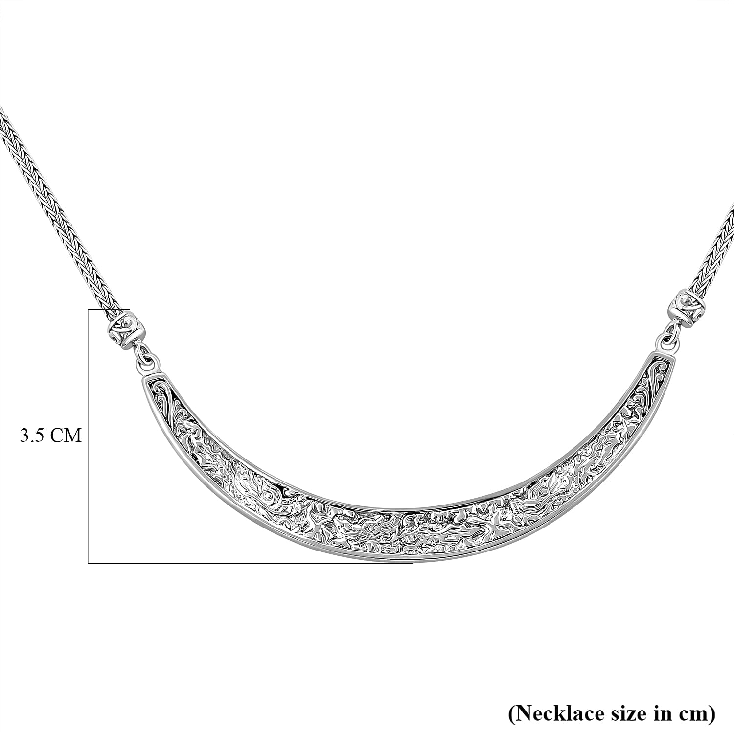 Sterling Silver Necklace (Size - 20) with T - Bar Clasp, Silver Wt. 26.53 Gms.