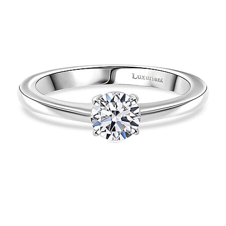 Luxuriant Diamond Lab Grown Diamond Solitaire Ring in 950 Platinum