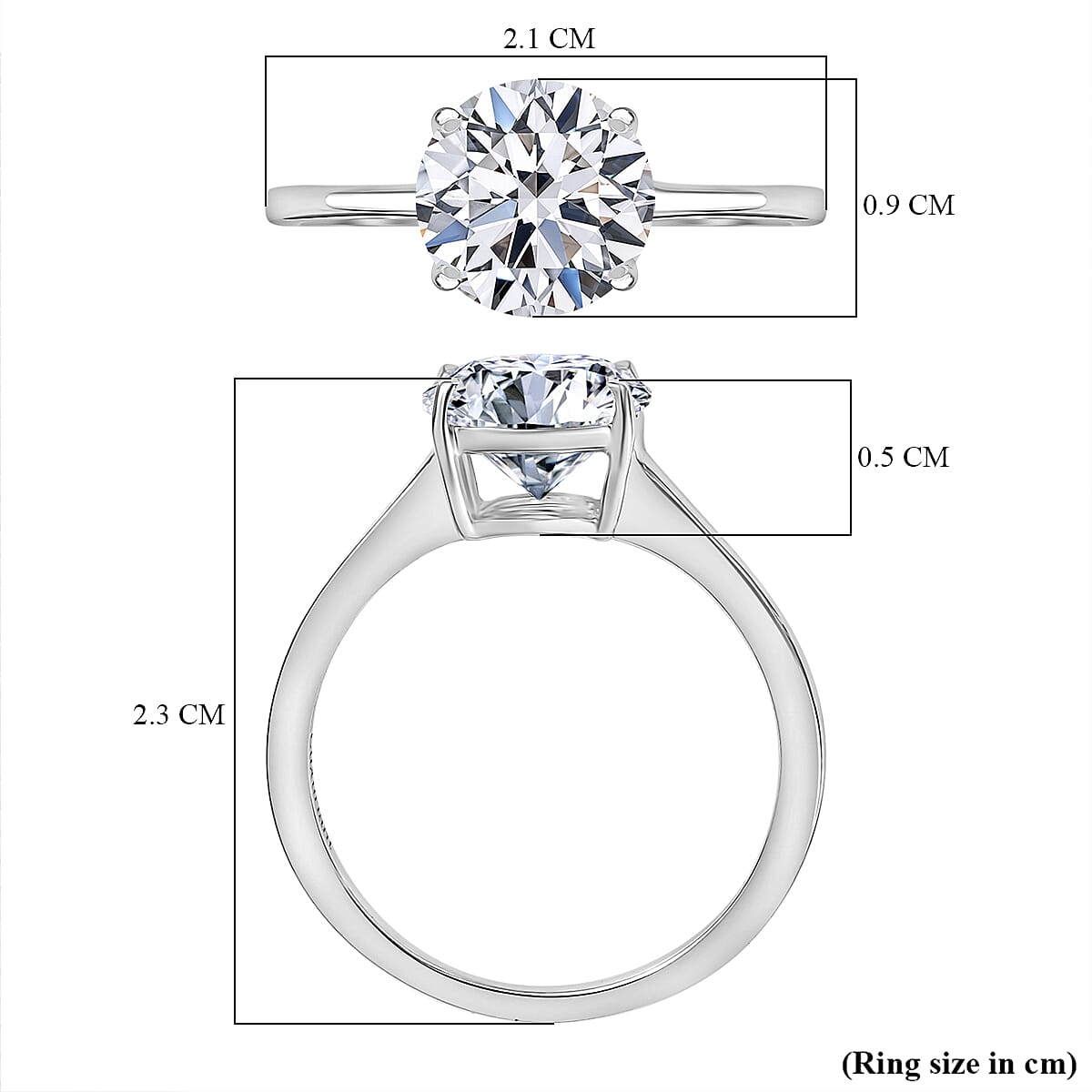 Luxuriant - 950 Platinum IGI Certified Lab Grown Diamond (VS-E-F) Solitaire Ring 1.50 Ct. Luxuriant - 950 Platinum IGI Certified Lab Grown Diamond (VS-E-F) Solitaire Ring 1.50 Ct.