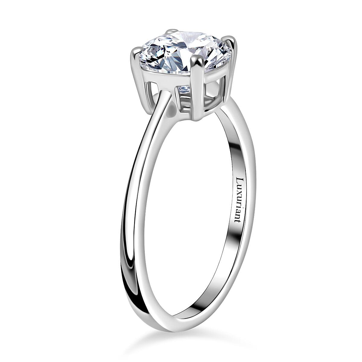 Luxuriant - 9K White Gold IGI Certified Lab Grown Diamond (VS-E-F) Solitaire Ring 1.59 Ct.