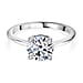 LUXURIANT 2 Ct. Lab Grown Diamond Solitaire Ring in 9K Gold SGL Certified