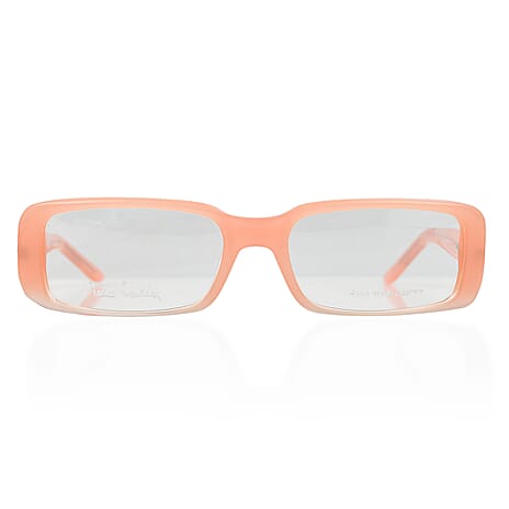 One Time Closeout - Limited Edition Crystal Studded Pierre Cardin Reading Glasses - (Power - 2.5) - Pink