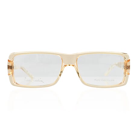 One Time Closeout - Limited Edition Crystal Studded Pierre Cardin Reading Glasses - (Power - 2.5) - Yellow