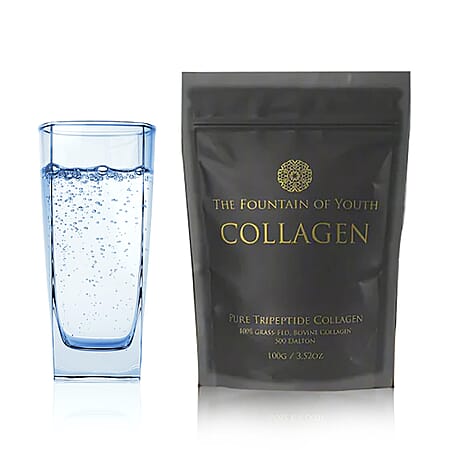 The Fountain of Youth Lifestyle - Pure Bovine Tripeptide Collagen - 100gm