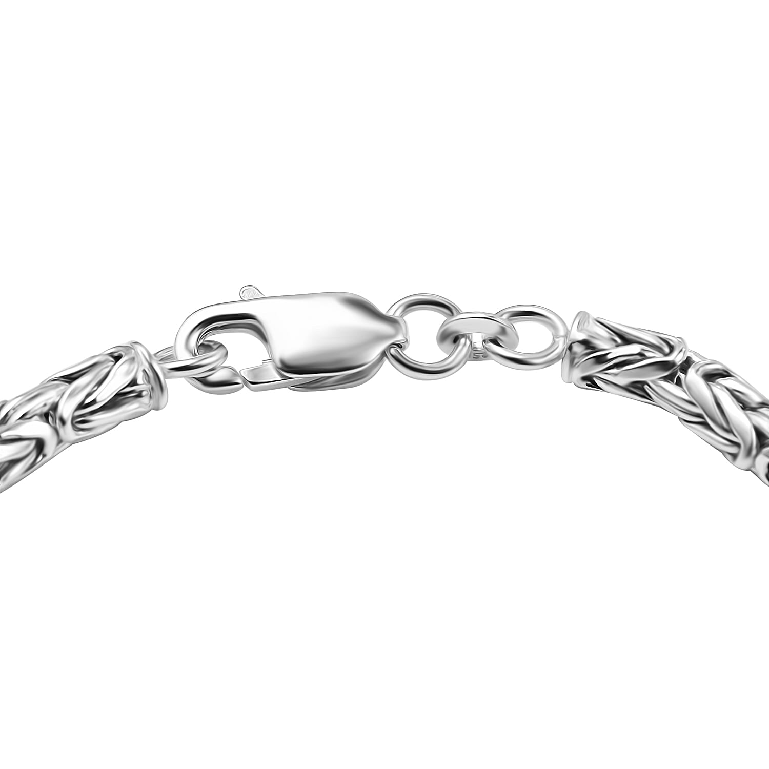 Biggest Close Out Deal- Sterling Silver Byzanite Bracelet With Lobster Calsp (Size - 7.5)