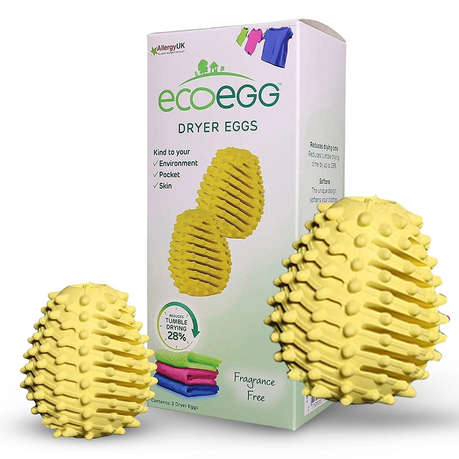 Set of 2 Eco Eggs Fragrance Free