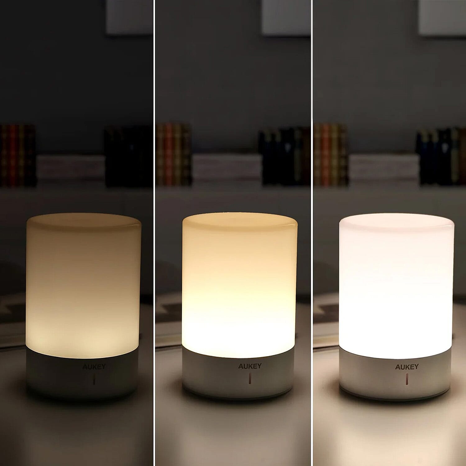 Aukey Lamp Rechargeable - Up to 15 Hours on Single Charge - Warm White Light and RGB Colours