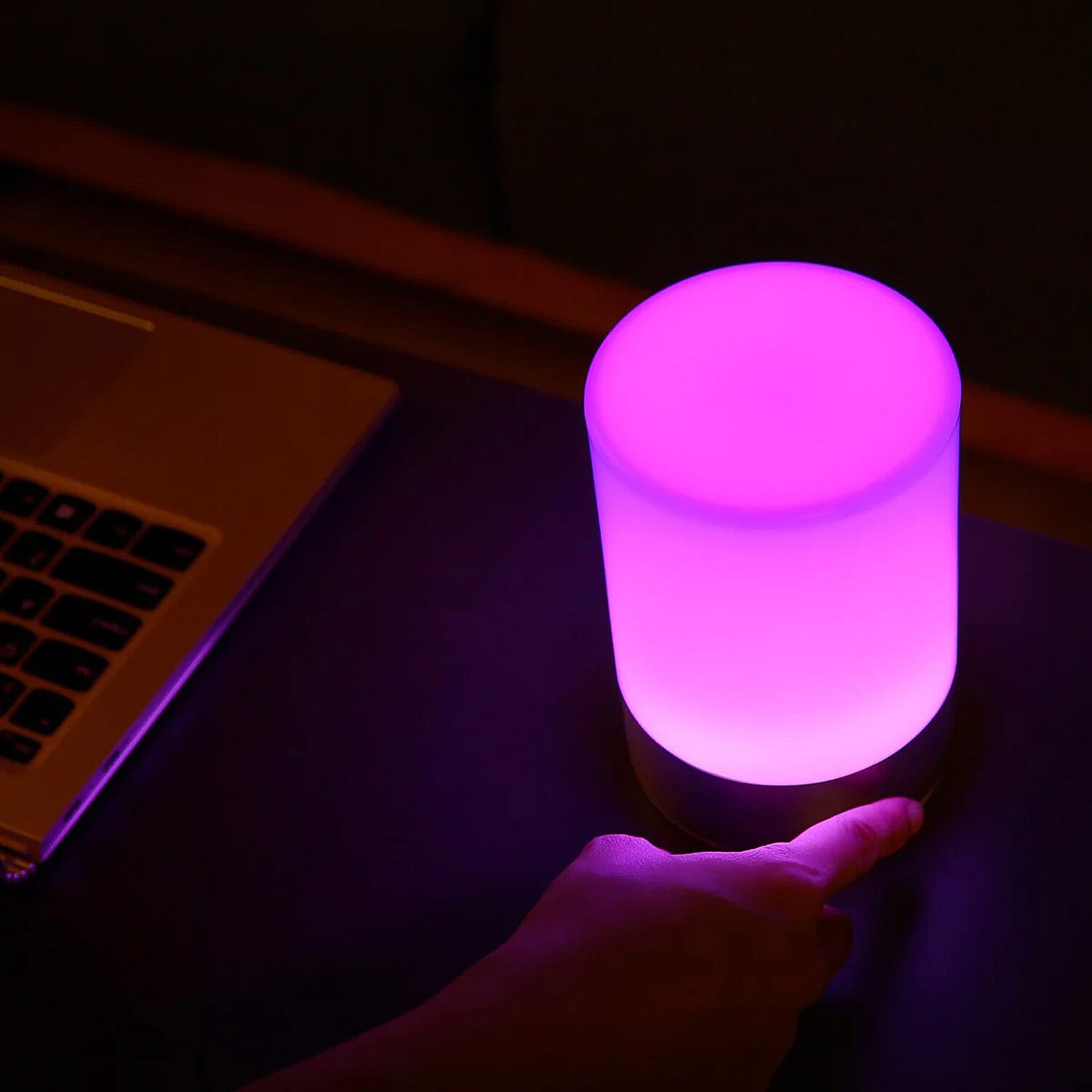 Aukey Lamp Rechargeable - Up to 15 Hours on Single Charge - Warm White Light and RGB Colours