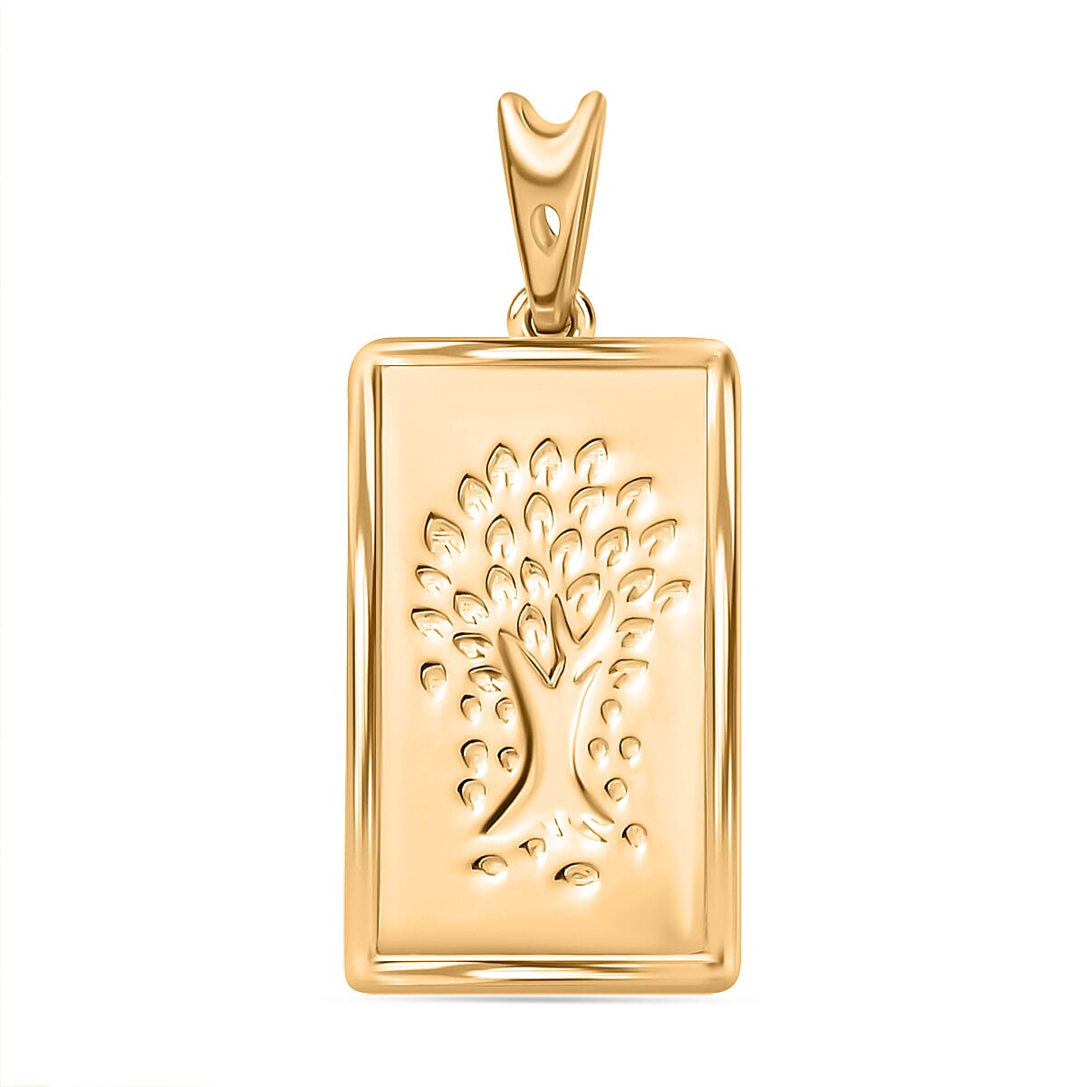 One Time Closeout - 14K Gold Overlay Sterling Silver Tree of Life Pendant