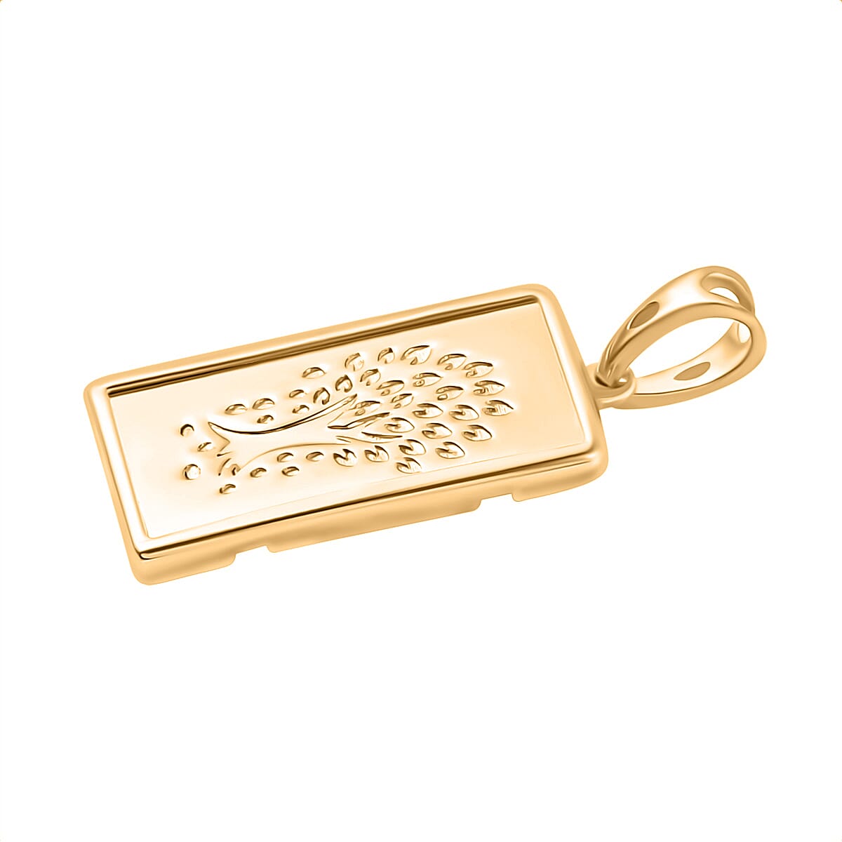 One Time Closeout - 14K Gold Overlay Sterling Silver Tree of Life Pendant