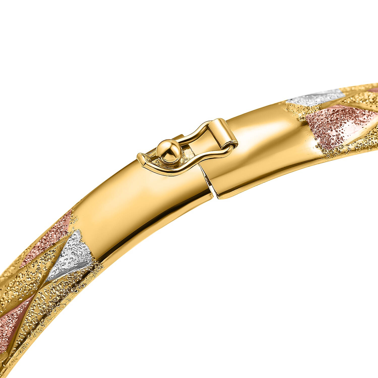 NY Close Out Deal- Tricolour Sterling Silver Bangle