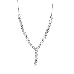 Natural Diamond Necklace (Size - 18) with Lobster Clasp