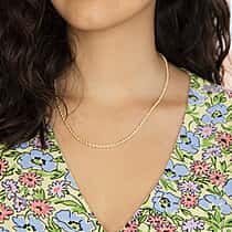 Italian Closeout - 9K Yellow Gold  Rope Necklace (Size - 18)