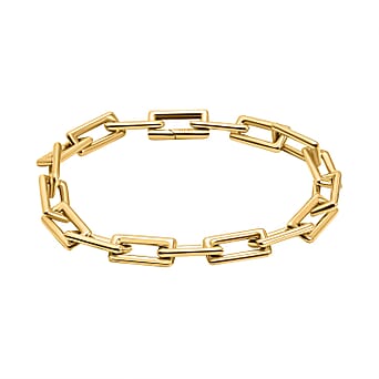 https://tjcuk.sirv.com/Products/79/6/7960314/Hatton-Garden-Closeout-Deal-9K-Yellow-Gold-Square-Paperclip-Bracelet-S_7960314.jpg?w=342&h=342
