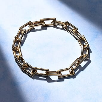 https://tjcuk.sirv.com/Products/79/6/7960314/Hatton-Garden-Closeout-Deal-9K-Yellow-Gold-Square-Paperclip-Bracelet-S_7960314_1.jpg?w=342&h=342