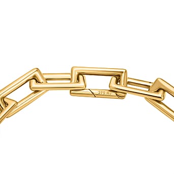 https://tjcuk.sirv.com/Products/79/6/7960314/Hatton-Garden-Closeout-Deal-9K-Yellow-Gold-Square-Paperclip-Bracelet-S_7960314_3.jpg?w=342&h=342