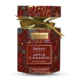 Starlytes Christmas Gift Pack Apple Cinnamon Scented Candles