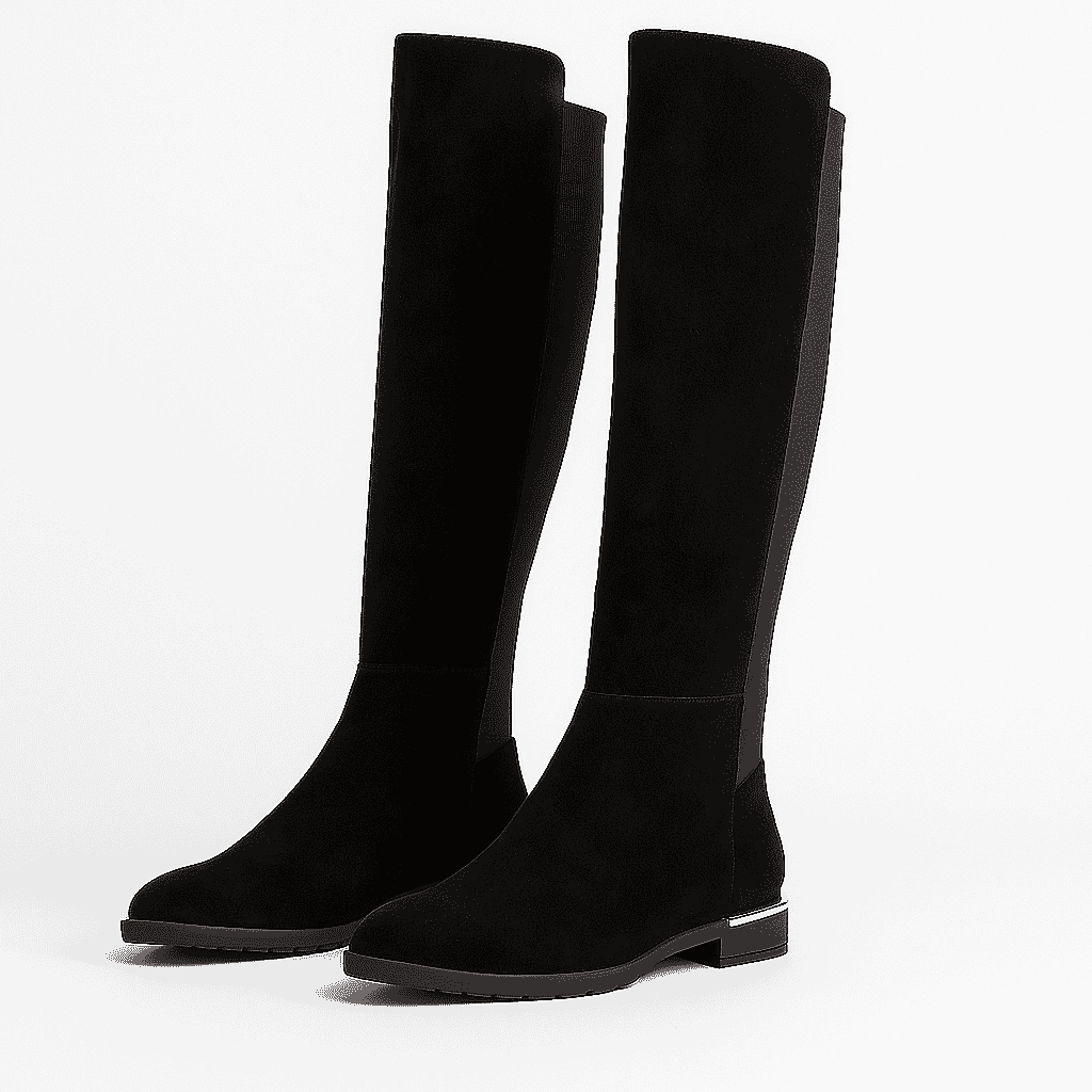 Ladies High Knees Boots (Size 6) - Black