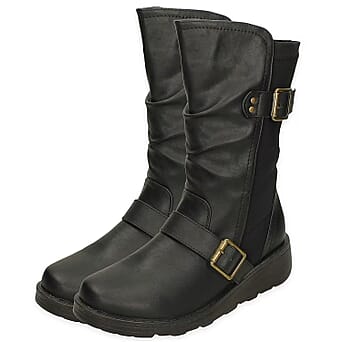 https://tjcuk.sirv.com/Products/79/6/7960421/Ladies-Mid-Wedge-Sole-High-EEE-Wide-Fit-Boots-with-2-Buckle-Straps-Bla_7960421.jpg?w=342&h=342