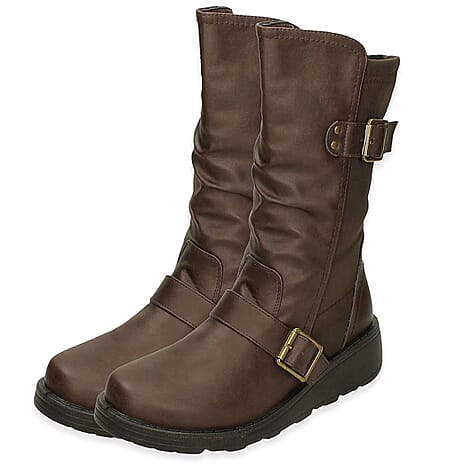 Ladies Shoe (Size 7) - Brown