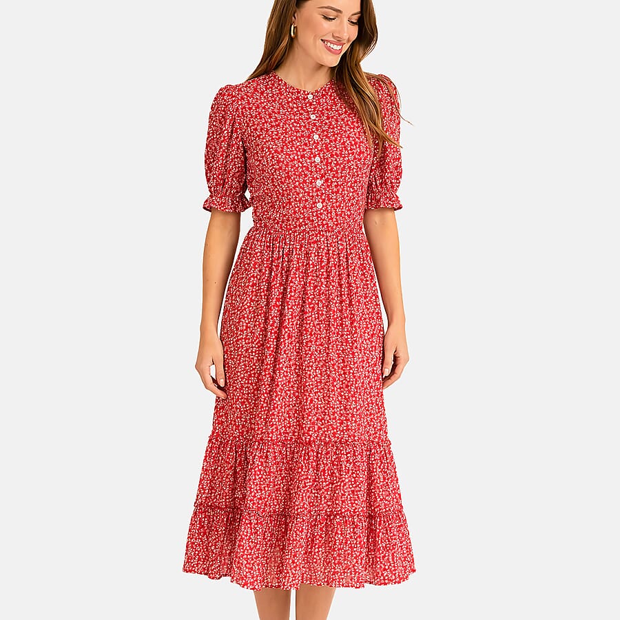 Mudflower Dress - Red