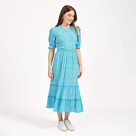 Mudflower  Dress - Blue