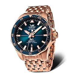 Vostok Rocket Automatic Movt. 20 ATM Watch with Stainless Steel Silver Chain Strap