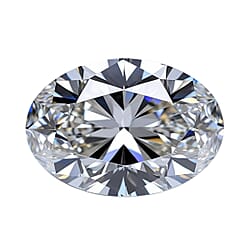 LUXURIANT 3 Ct. Oval Lab Grown Diamond IGI Certified (11.21 x 8.19 x 5.03 MM) (VS2-E)
