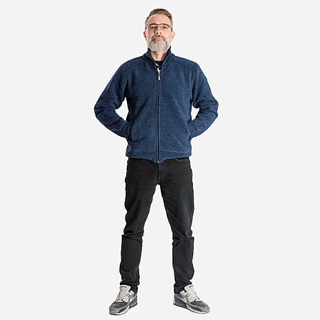 Cavallio Mens Full Zip Jacket (Size L) - Denim