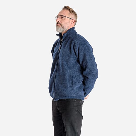 Cavallio Mens Full Zip Jacket (Size L) - Denim
