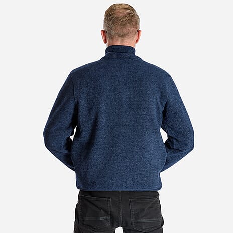 Cavallio Mens Full Zip Jacket (Size L) - Denim