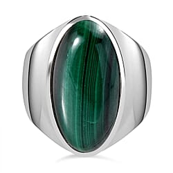 Solitaire Ring in Silver Tone