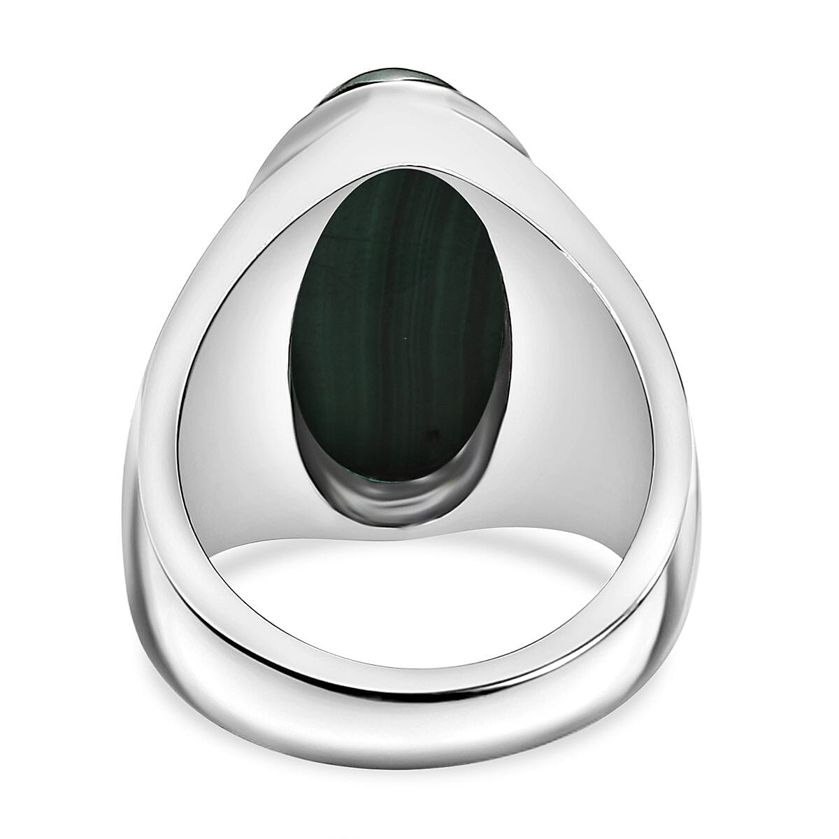 Solitaire Ring in Silver Tone Solitaire Ring in Silver Tone