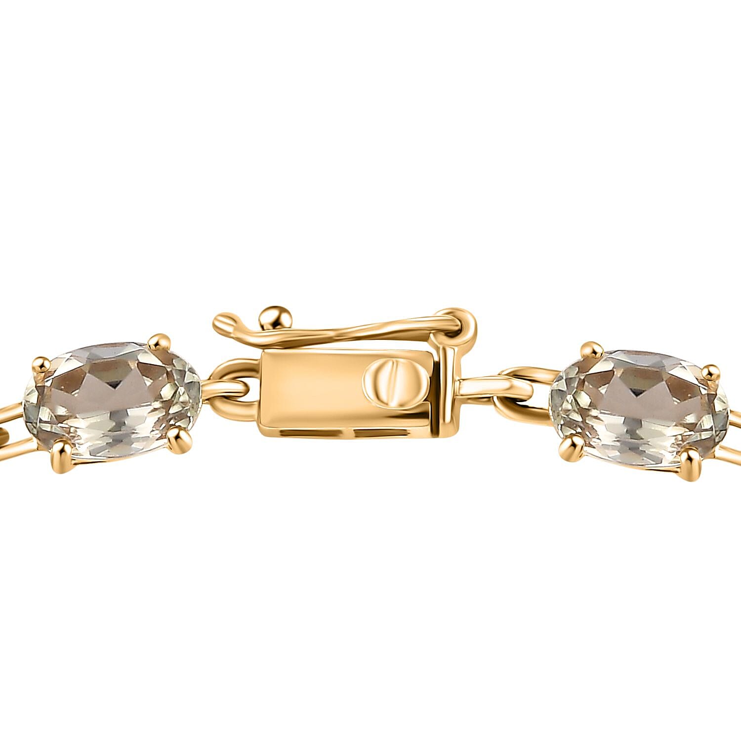 14K Yellow Gold AAA Turkizite Bracelet (Size - 7.5) 12.03 Ct. 14K Yellow Gold AAA Turkizite Bracelet (Size - 7.5) 12.03 Ct.