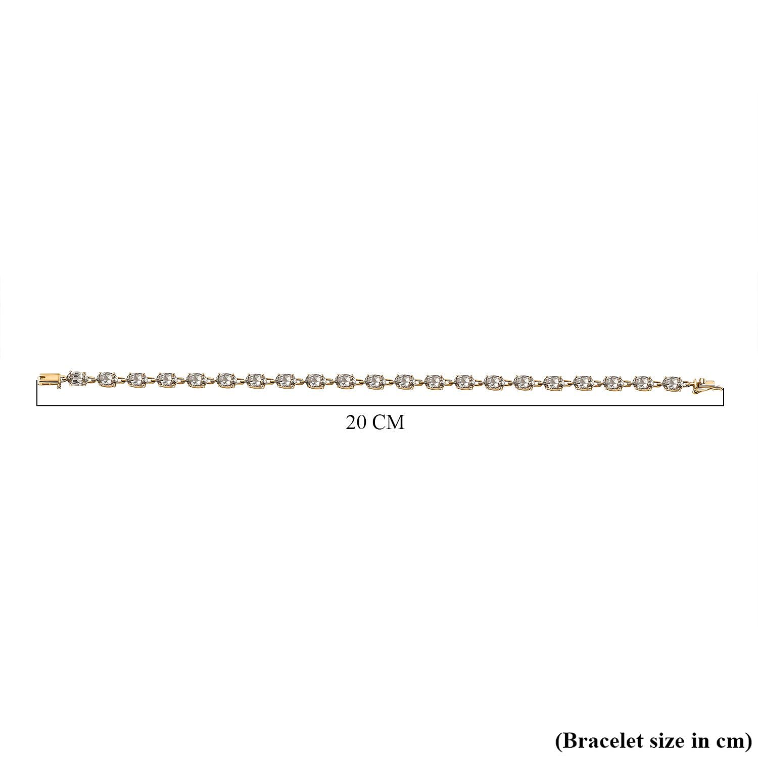 14K Yellow Gold AAA Turkizite Bracelet (Size - 7.5) 12.03 Ct. 14K Yellow Gold AAA Turkizite Bracelet (Size - 7.5) 12.03 Ct.