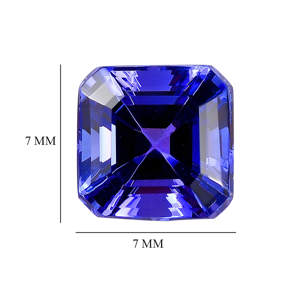 Tanzanite Octagon AAAA 7x7 mm Gem deal - 2.5 Ct