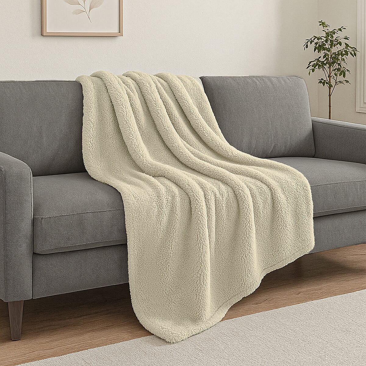 Country Club Coco Blanket (120 x180cm) - Cream