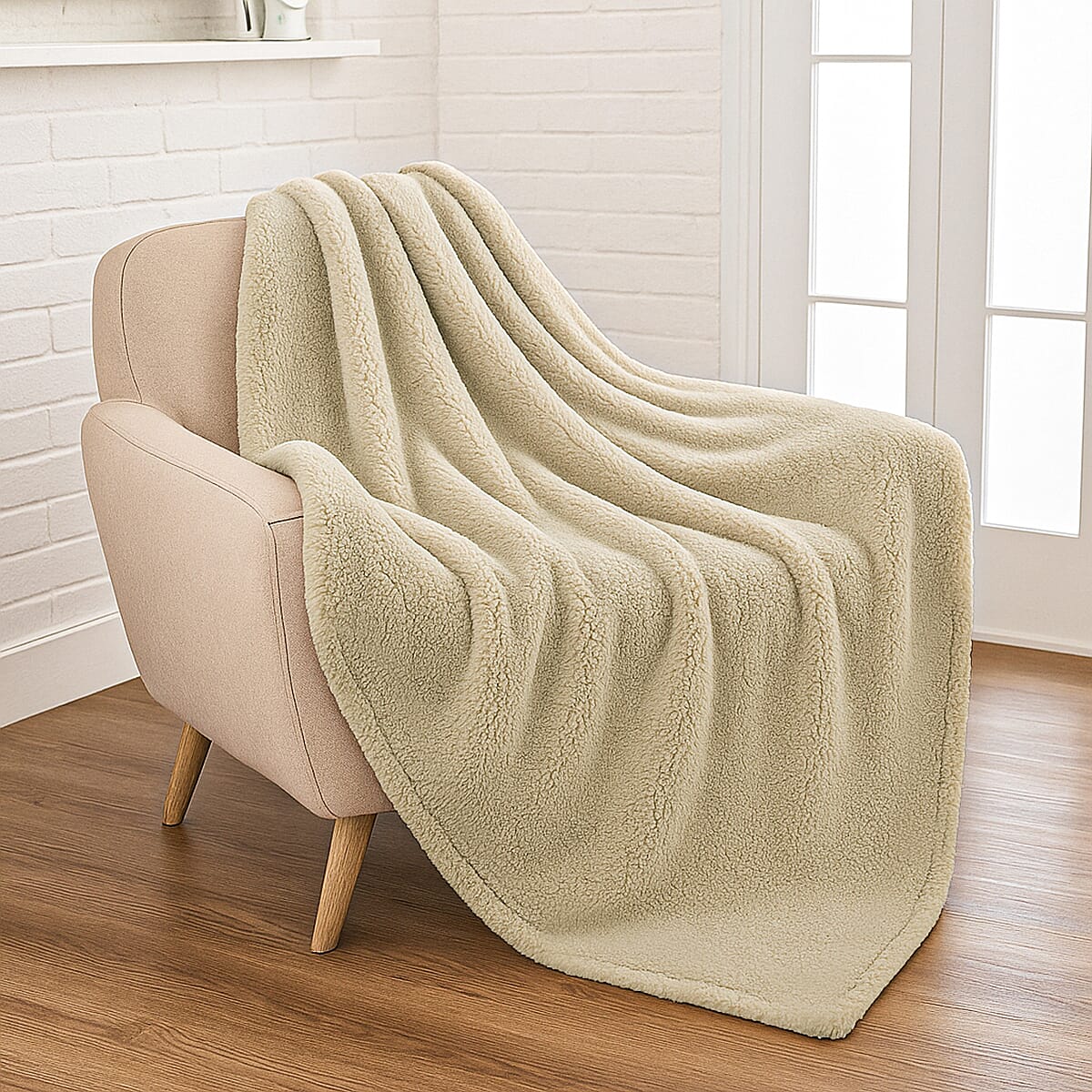 Country Club Coco Blanket (120 x180cm) - Cream